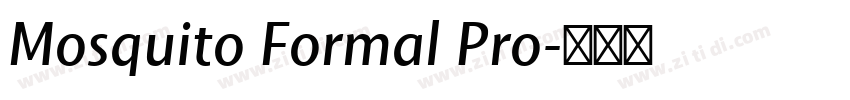 Mosquito Formal Pro字体转换